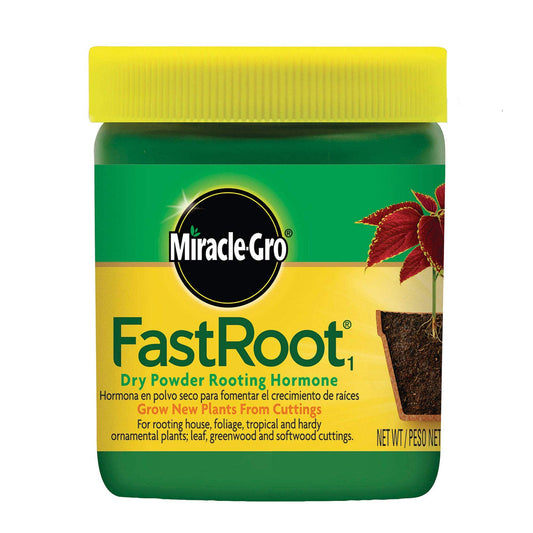 Miracle-Gro FastRoot1 Dry Powder Rooting Hormone 1.25 oz., Houseplant and Succulent Propagation, for Rooting House, Foliage, Tropical, and Hardy Ornamental Plants, 2-Pack - Plantonio