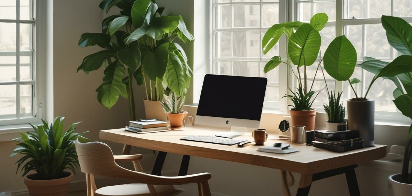 Home Office Plants for Productivity